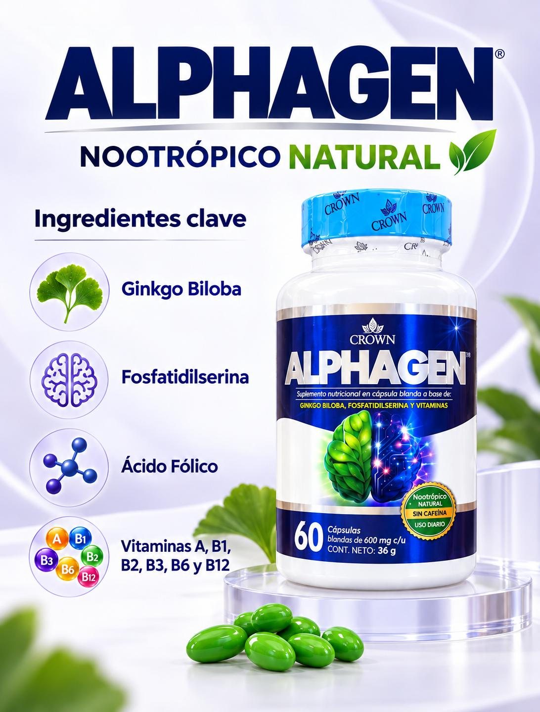 Ingredientes clave de ALPHAGEN